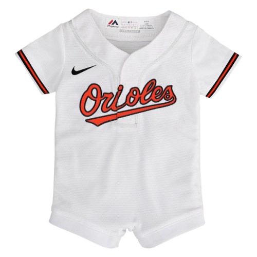 Infant Baltimore Orioles  Nike White Official Jersey Romper