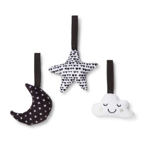 Attachable Hanging Toys Starry Slumber - Cloud Island™ Black/White