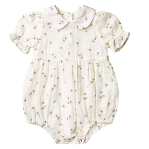 Rylee & Cru Gracie Romper, Blue Daisy