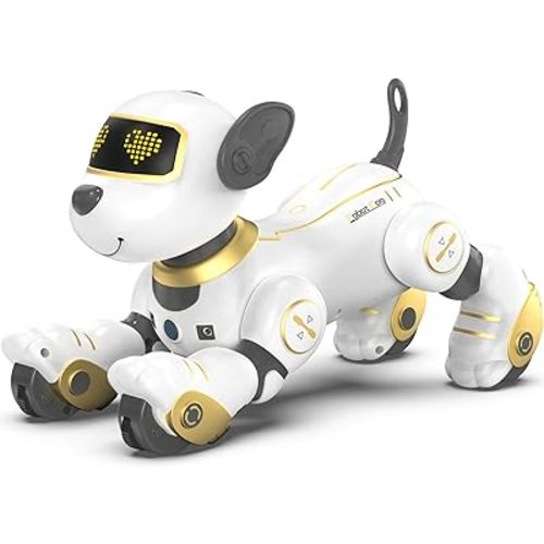SONOMO Remote Control Robot Dog Toy for Kids, Programmable Robotic Puppy, Smart Interactive Stunt Robot Dog Toy for Kids 3-8 Year Gift