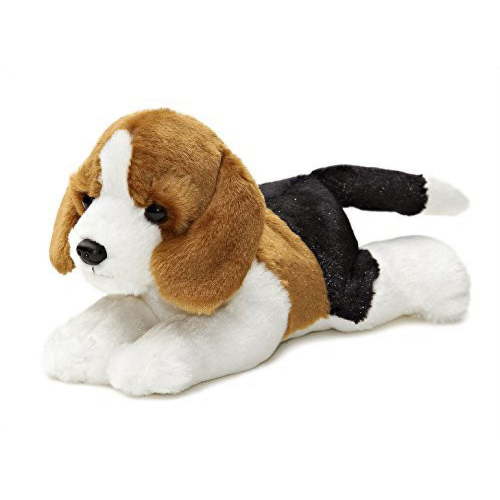 Aurora - Mini Flopsie - 8" Homer (Beagle), Brown/White/Black