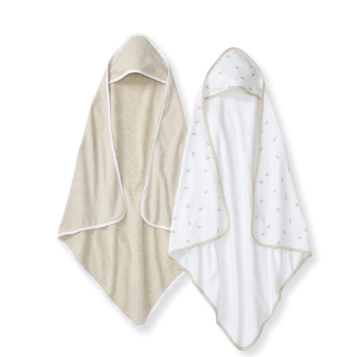 Golden Bee Organic Knit Terry Towels Set of 2