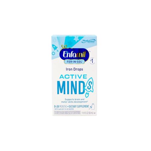 Enfamil Fer-in-Sol Iron Supplement Drops, for Infants and Toddlers - 50 Ml