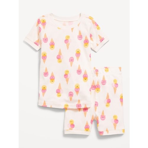 Printed Snug-Fit Pajama Set for Toddler & Baby