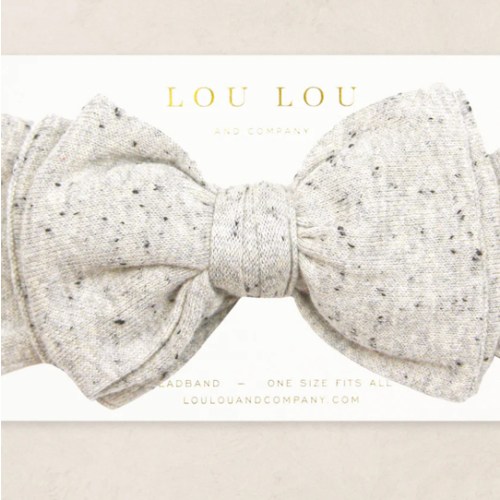 Knit Headband - Cream Speckle