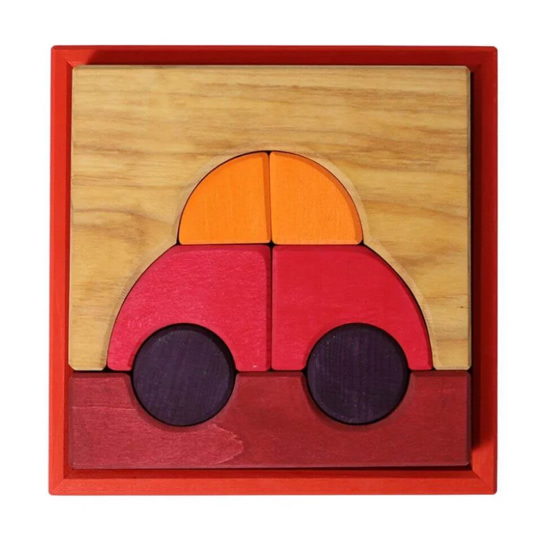 Wooden Puzzle & Building Set