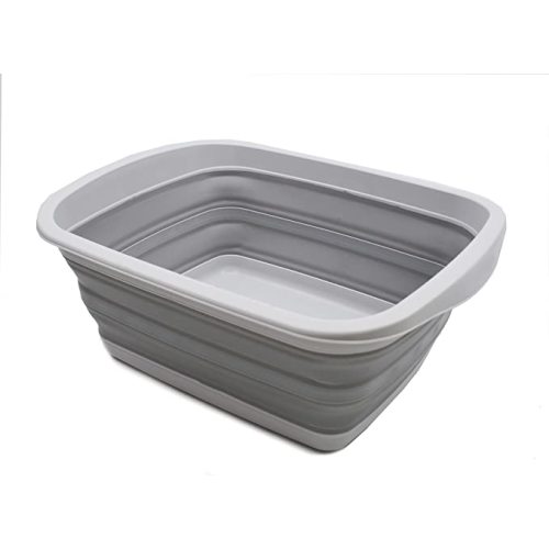SAMMART 10L (2.6 Gallon) Collapsible Tub-Foldable Dish Tub