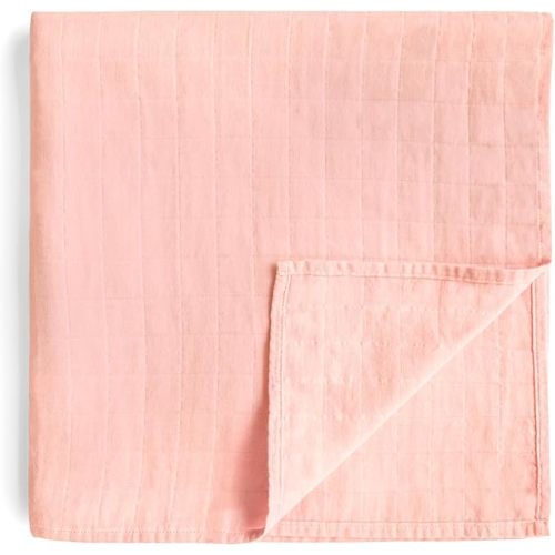 Muslin Baby Swaddle Blanket (Rose Vanilla)