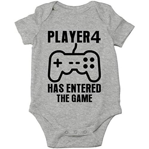 CBTwear Player 4 Has Entered The Game Baby Bodysuit - Boy Girl Cute Newborn Clothes Funny Infant Outfit