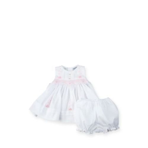 Hand Embroidered Dress and Bloomers
