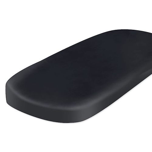 Satin Bassinet Sheet Fitted for Baby Hair and Skin Soft Silk Feeling Bassinet Sheet for Rectangle Hourglass Oval Cradle or Bassinet Pad&Mattress for Boys and Girls Gift for Baby Toddler Black