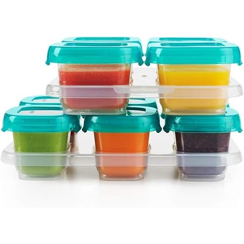 OXO Tot 12-Piece Baby Blocks Set, Teal