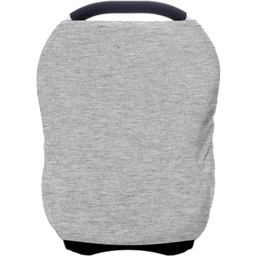 Car Seat Covers Baby - Multi-use Cover Carseat Canopy, Breathable Breastfeeding Cover, Car Seat Covers for Bbies, Boys & Girls Shower Gifts (knit grey)