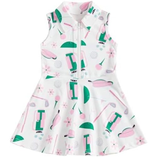 Little Girls Mardi Gras Outfit Toddler Sleeveless A Line Sun Dress Kids Zipper Party Dresses Spring Summer Clothes