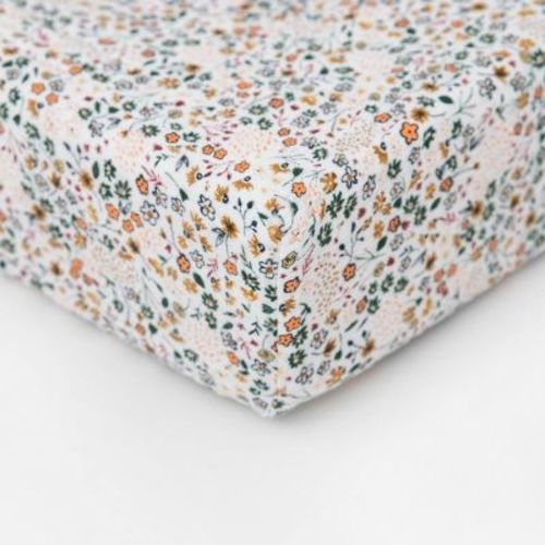 Little Unicorn Cotton Muslin Changing Pad Cover - Pressed Petals