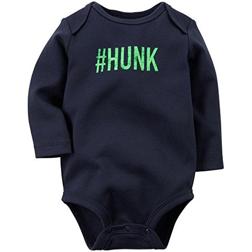 Carter's Baby Boys' Slogan Bodysuit (Baby) - Hunk - 24 Months