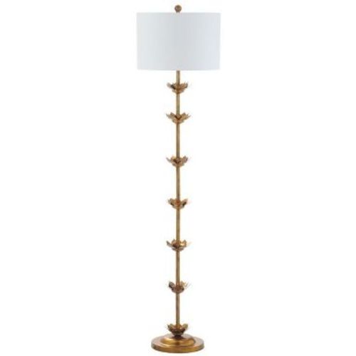 Landen Leaf Floor Lamp - FLL4003 - Antique Gold - Safavieh