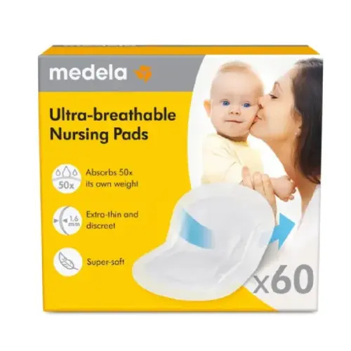 Medela Ultra-Breathable Nursing Pads 60 Pack | Baby Bunting AU