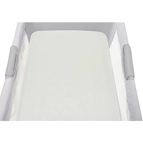 Knlpruhk Silk Bassinet Sheet 100% Pure Mulberry Silk 35"x20" Compatible with Large Bedside Sleeper Bassinet for Baby Hair 19 Momme 6A High Grade Fibers Ultra Soft Smooth Breathable White