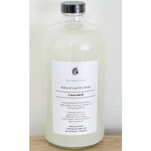 Our Simple Homes Laundry Soap (Type: Unscented)