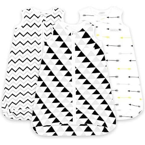 Baby sleeping bag sack, infant sleeping bags, cotton wearable blanket boys girls