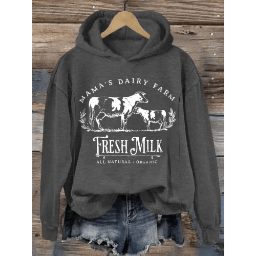 Mama's Dairy Farm Nursing Friendly Hoodie
