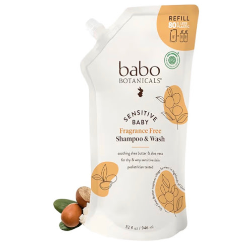 Amazon.com : babo botanicles sensitive baby fragrance free wash