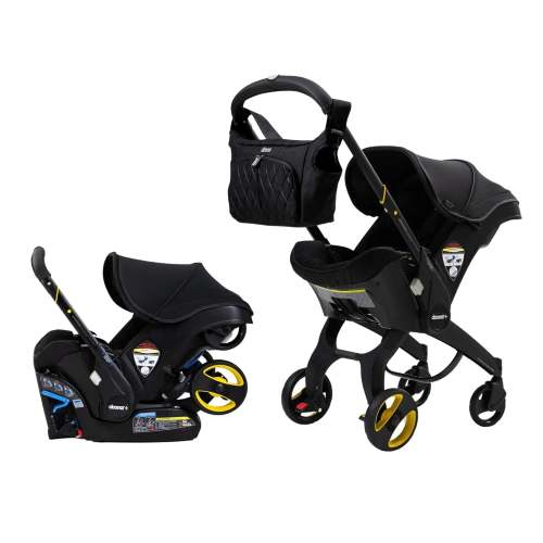 Doona Infant Car Seat & Stroller - Midnight Edition