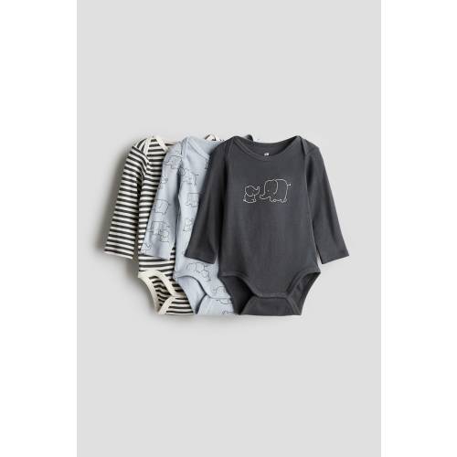 3-PACK LONG-SLEEVED BODYSUITS