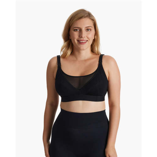 Momcozy Bamboo - Ultra-Soft & Cool Breeze Pumping & Nursing Bra