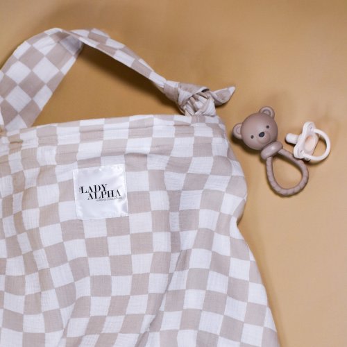 The Lady Alpha Nursing Cool Cover - Limited Edition "CHECK me out" — As Seen On Shark Tank - Lady Alpha -The Nursing Cool Cover