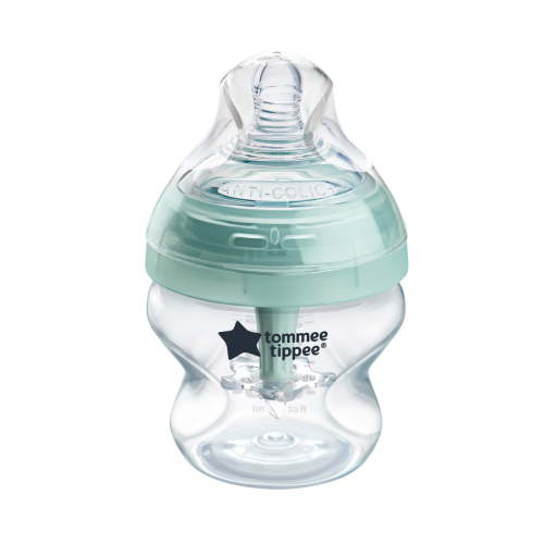 Tommee Tippee Advanced Anti-Colic Baby Bottle, 5oz, Slow Flow Breast-like Nipple, Vented Anti-colic Wand, Pack of 1