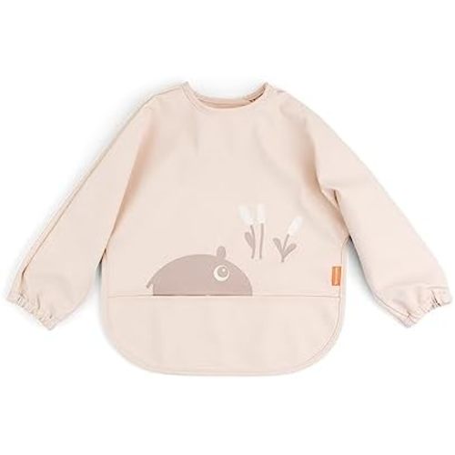Done by Deer Long Sleeved Pocket Bib with Adjustable double closing