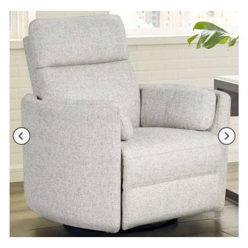Simeon Collection Power Swivel Glider Recliner in Natural Beauty Quartz