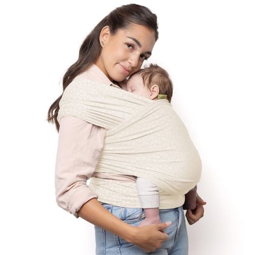 Boba Baby Wrap Carrier – Original Baby Sling - 7–35 lbs - Serenity Oat Meadow