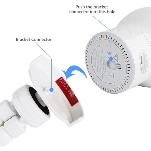 Tripod Baby Monitor Mount for Eufy Baby Monitor Camera, Flexible Baby Monitor Holder Crib Mount