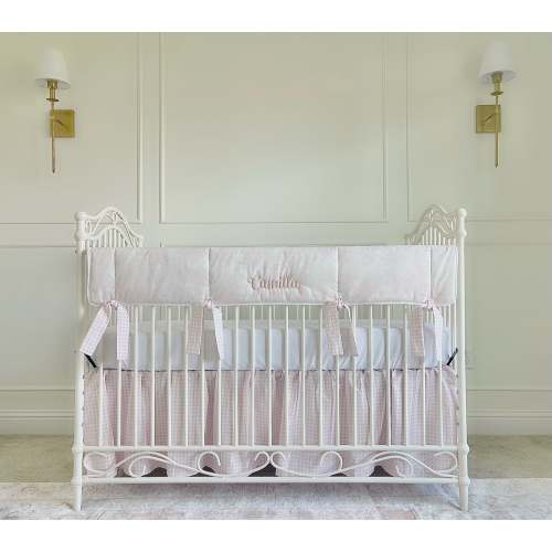 Light Pink Toile 5-pc. Baby Bedding Set