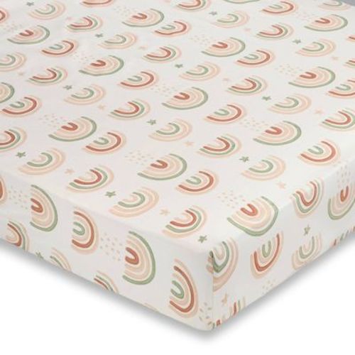 Crane Baby Cotton Sateen Fitted Crib Sheet - Kendi Animals