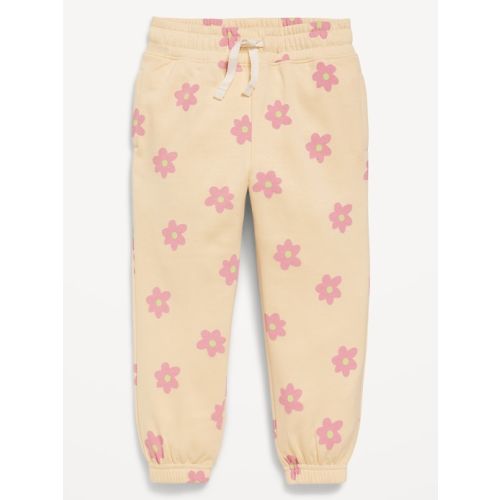 Printed Cinched-Hem Jogger Sweatpants for Toddler Girls | Old Navy