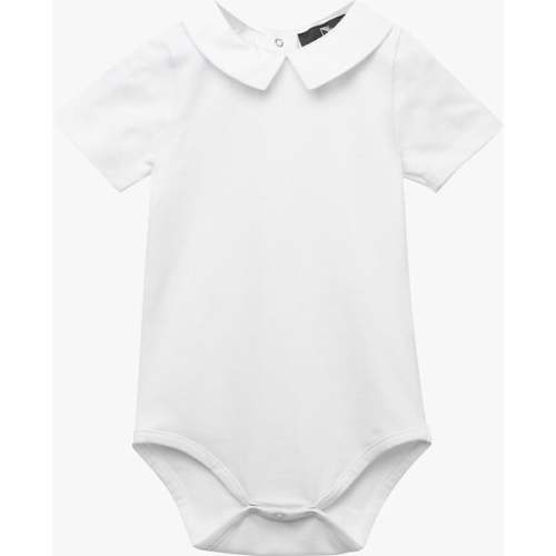 Monty Bodysuit, White - Trotters London | Maisonette (12-18 mo)