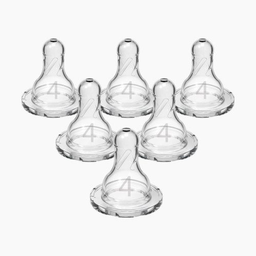 Dr. Brown's Narrow Nipple (6 Pack) - Clear, Level 4