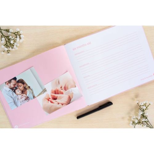 Pearhead Baby Memory Book - Pink Bunny
