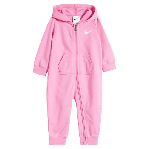 Essential Hooded Cotton Blend Coverall (12M)