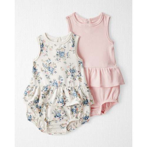 Baby 2-Pack Organic Cotton Bubble Rompers - Little Planet | Carter's