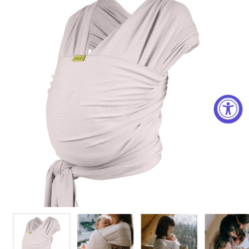 Boba Serenity Baby Wrap Organic Stone – Boba Inc.