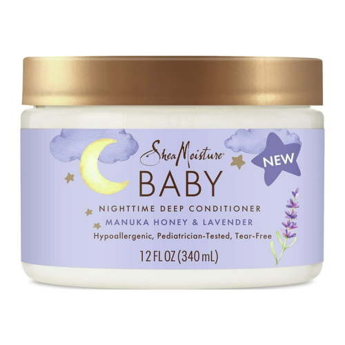 Sheamoisture Baby Deep Conditioner Manuka Honey & Lavender For Delicate Hair And Skin Nighttime Skin And Hair Care Regimen 12 Oz