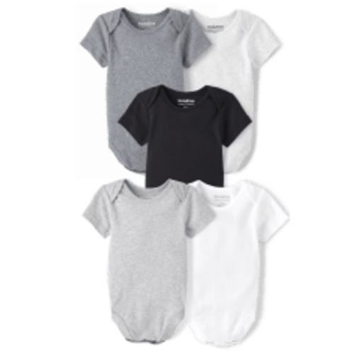 Baby Short Sleeve Bodysuit 5-Pack - MULTI | The Children's Place