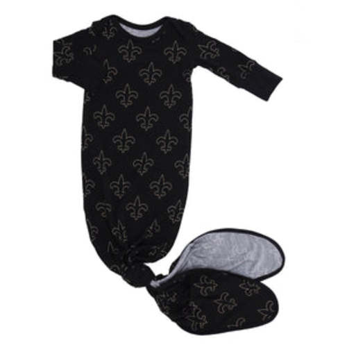 Knotted Gown | Super Soft Viscose Bamboo | Fleur de lis Print | Free Shipping >$50 – Southern Slumber