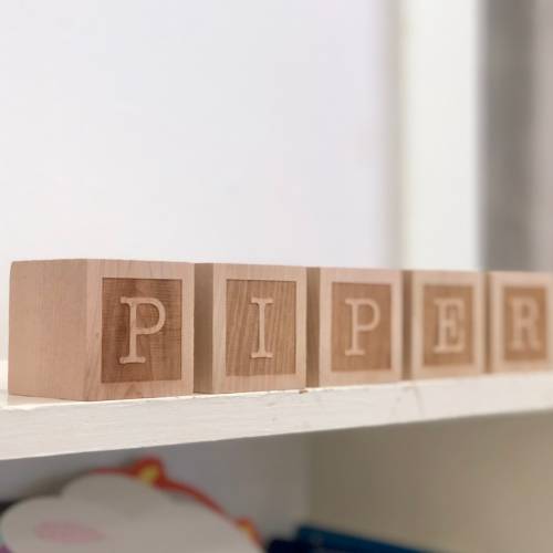 Personalized Wood Blocks