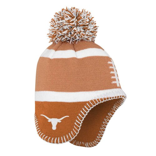 Fanatics Texas Longhorns Football Head Knit Hat with Pom